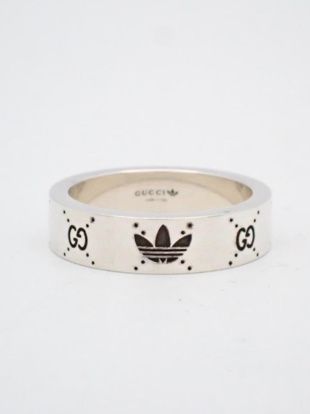 Gucci x Adidas Ring 925 Size 10.25 in Dustbag & Box
